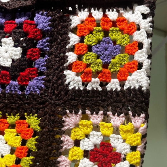 Pitaya Granny Square Crochet Crop Tube Top - Picture 4 of 6